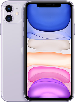 Zwarte iPhone Paars